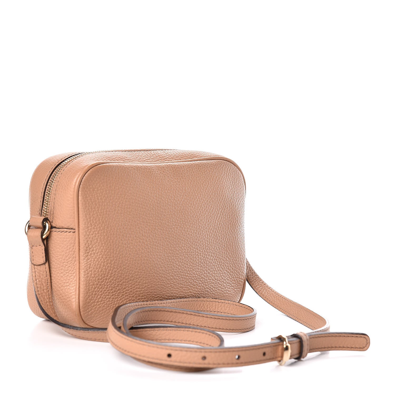 Gucci Pebbled Calfskin Small Soho Disco Bag Rose Beige 3 of 10
