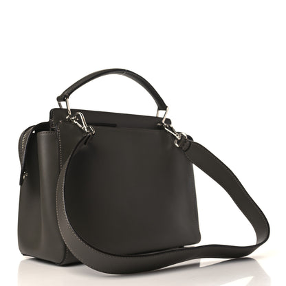 Fendi Vitello Baltico Dolce DotCom Satchel Carbone Menta 4 of 11