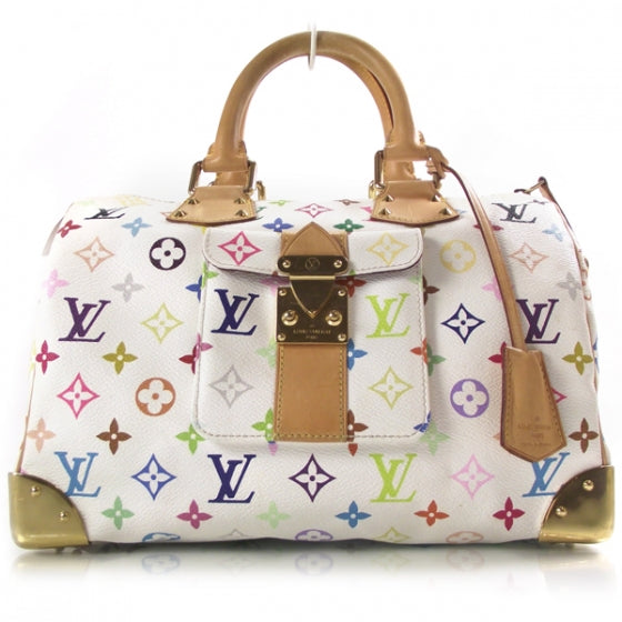 Louis Vuitton Monogram Multicolor Speedy 30 White 1 of 10