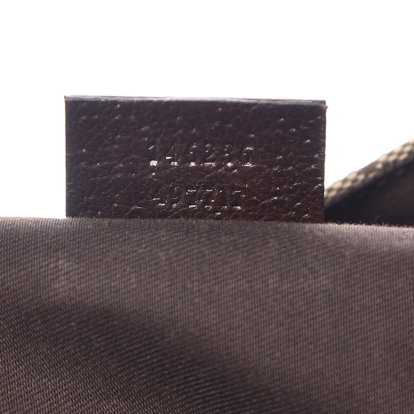 Monogram Small Flap Messenger Bag Beige Dark Brown