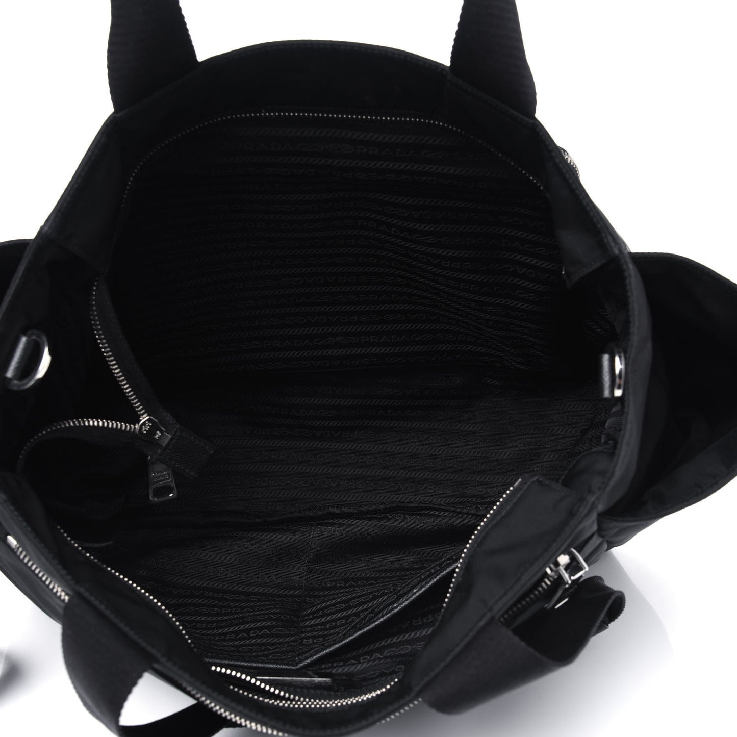 Nylon Vela Baby Bag Black