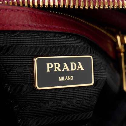 Prada Vitello Phenix Bauletto Rubino 6 of 10