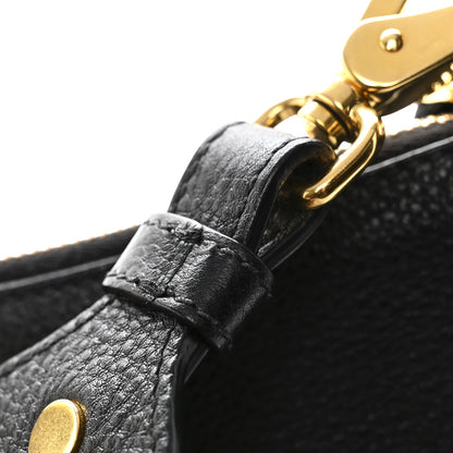 Prada Vitello Phenix Zippered Messenger Hobo Black 15 of 16