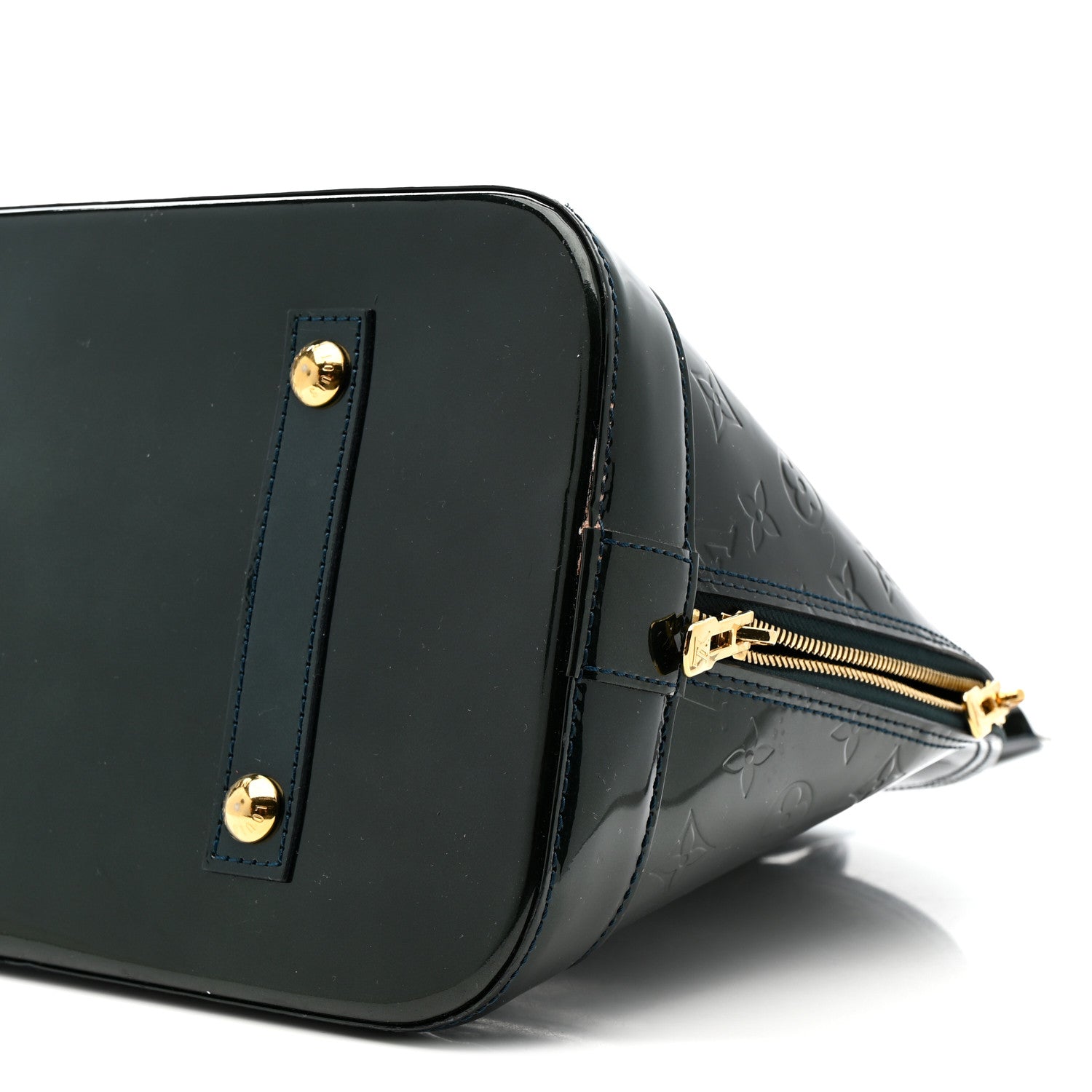 Louis Vuitton Vernis Alma GM Blue Nuit 10 of 12