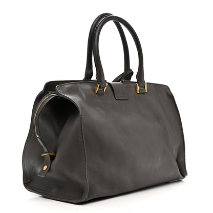 Saint Laurent Sheepskin Medium Cabas ChYc Grey 3 of 25