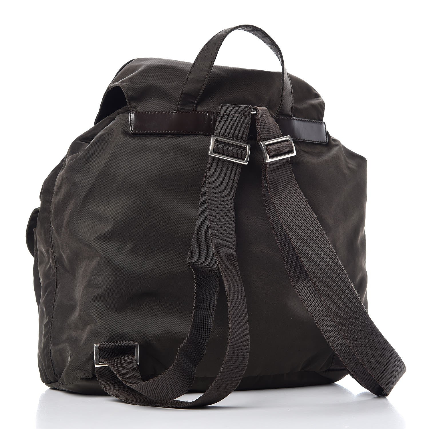Prada Tessuto Nylon Vela Medium Backpack Ebano 3 of 10