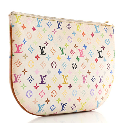 Louis Vuitton Monogram Multicolor Pochette Plate GM White 3 of 7