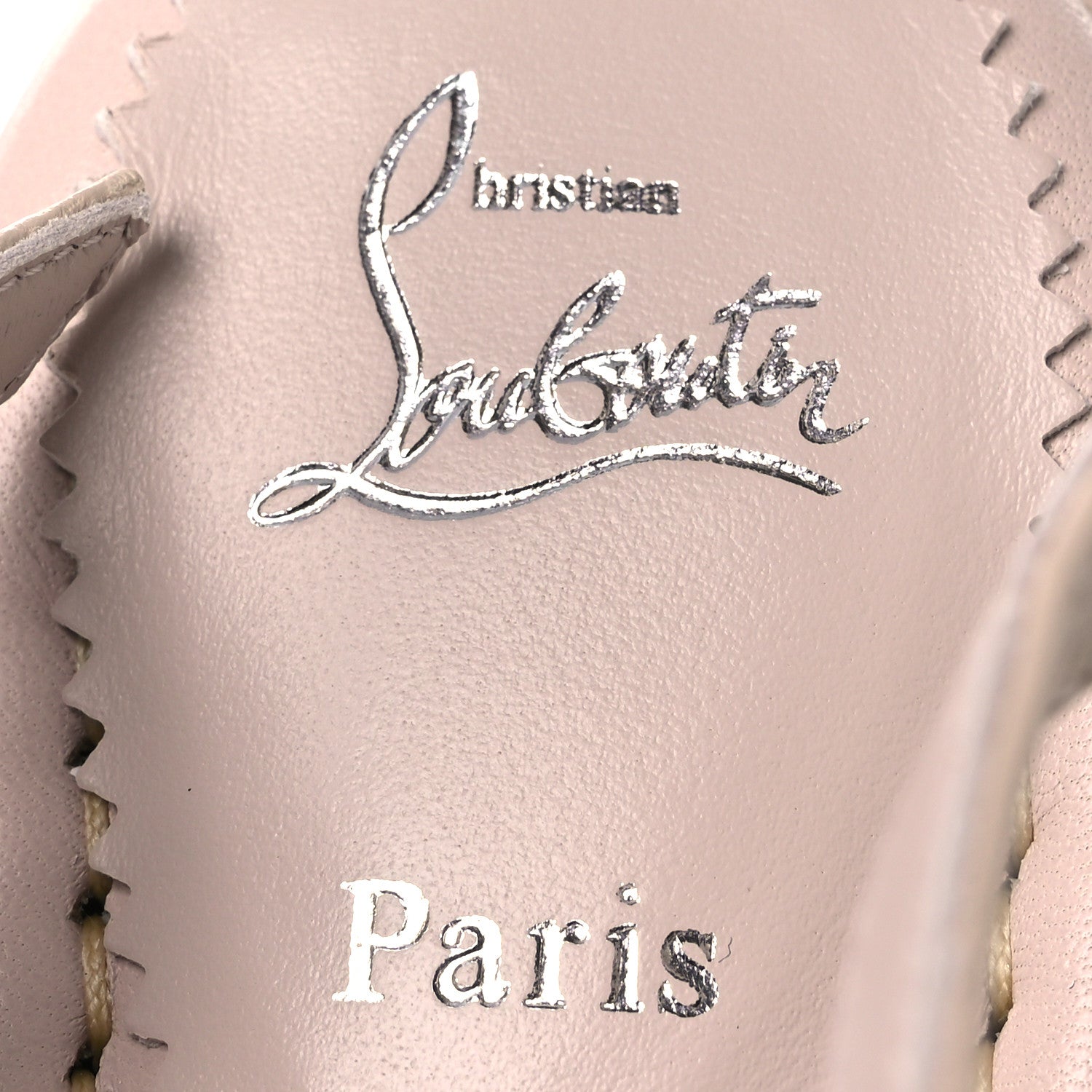 Christian Louboutin Nappa Miss Jane 55 Sandal Pumps 40 Leche 9 of 10