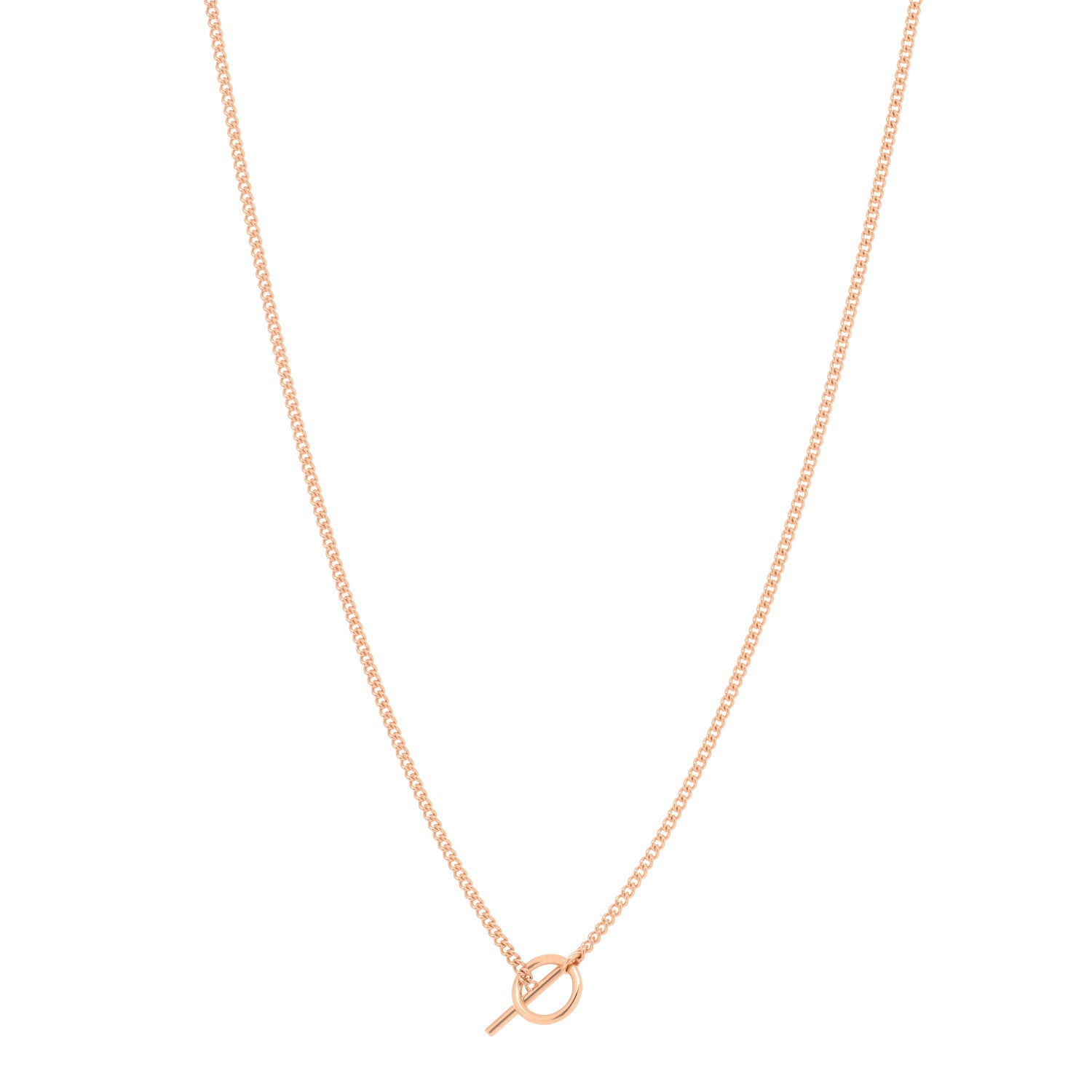 Hermes 18K Rose Gold PM Echappee Necklace ST 1 of 3