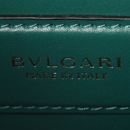 Bulgari Calfskin Small Serpenti Forever Snake Strap Crossbody Bag Emerald Green 7 of 10