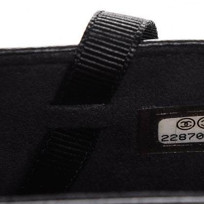 Chanel Lambskin Quilted Chain Around Phone Holder Black 7 of 8