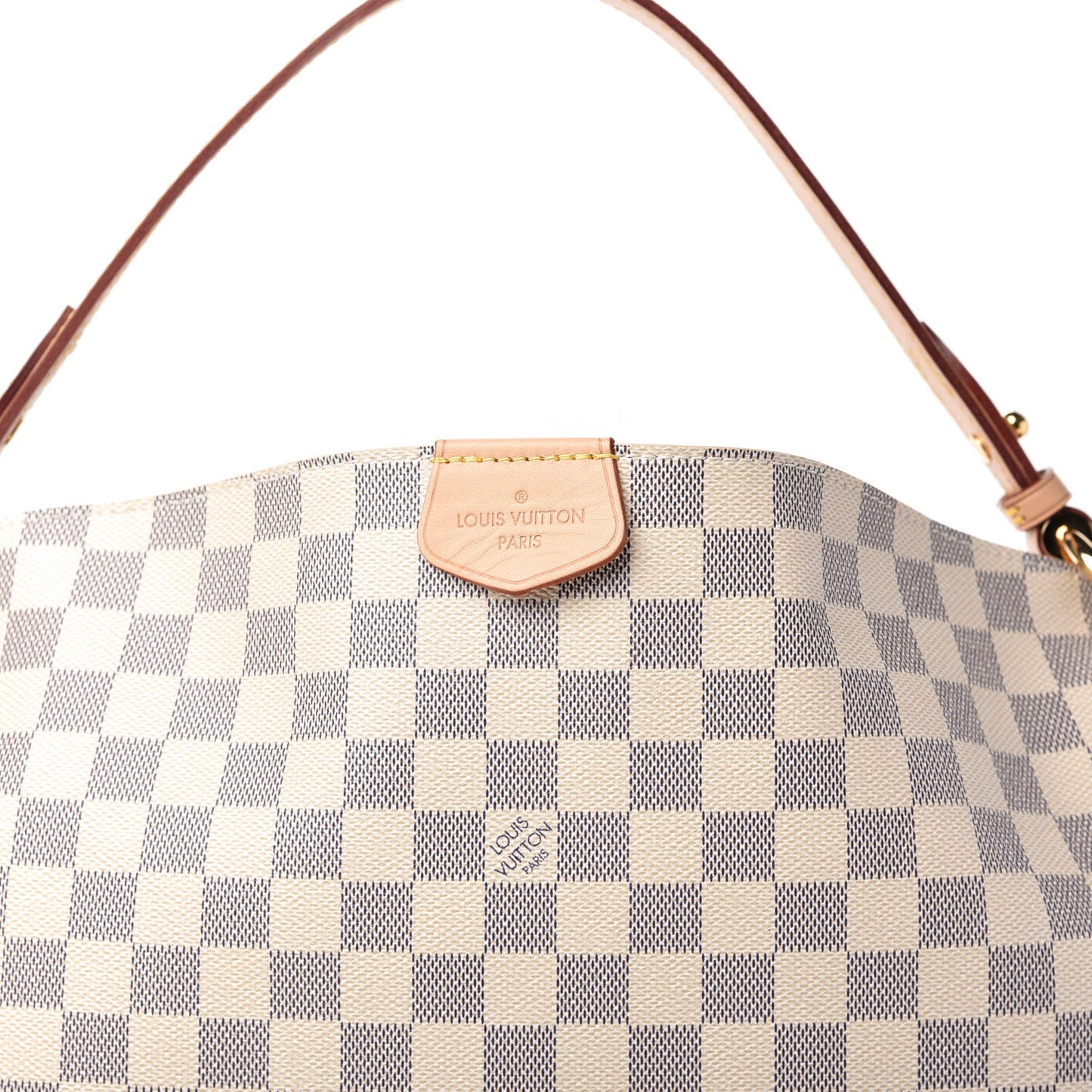 Damier Azur Graceful MM Rose Ballerine