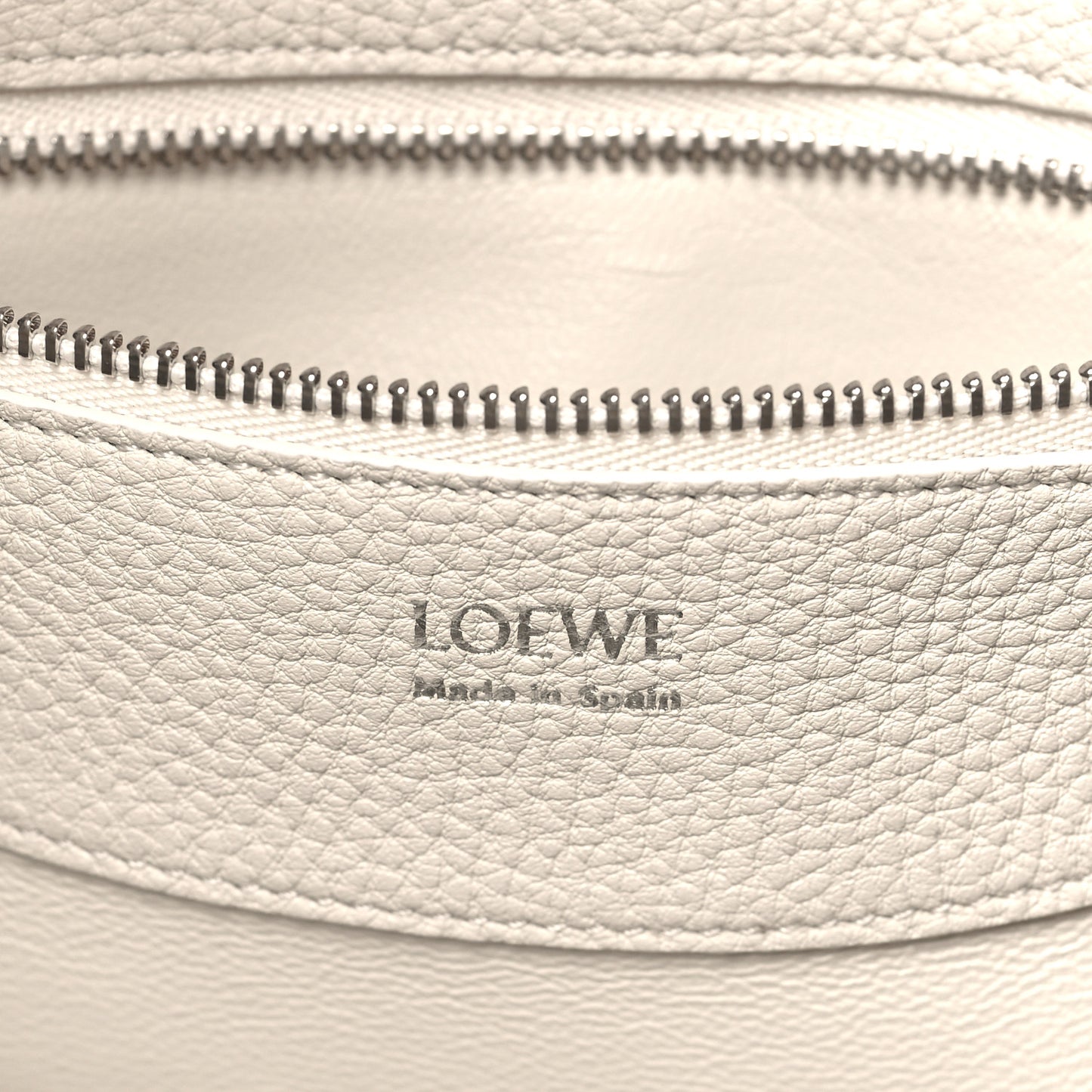 Supple Grained Calfskin Small Madrid Bag Soft White