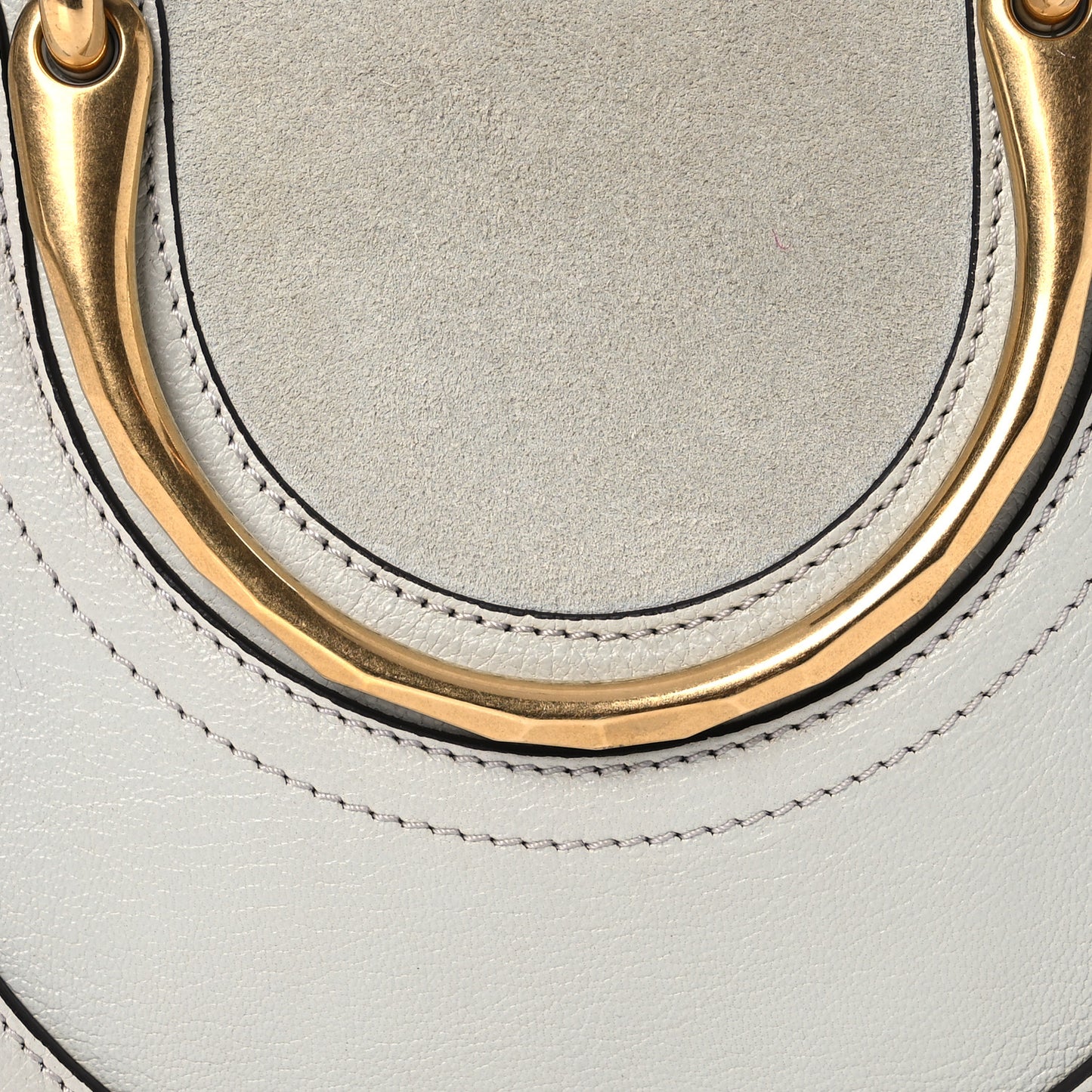Calfskin Suede Small Pixie Bag Airy Grey