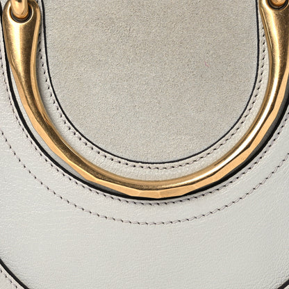 Chloe Calfskin Suede Small Pixie Bag Airy Grey 8 of 14