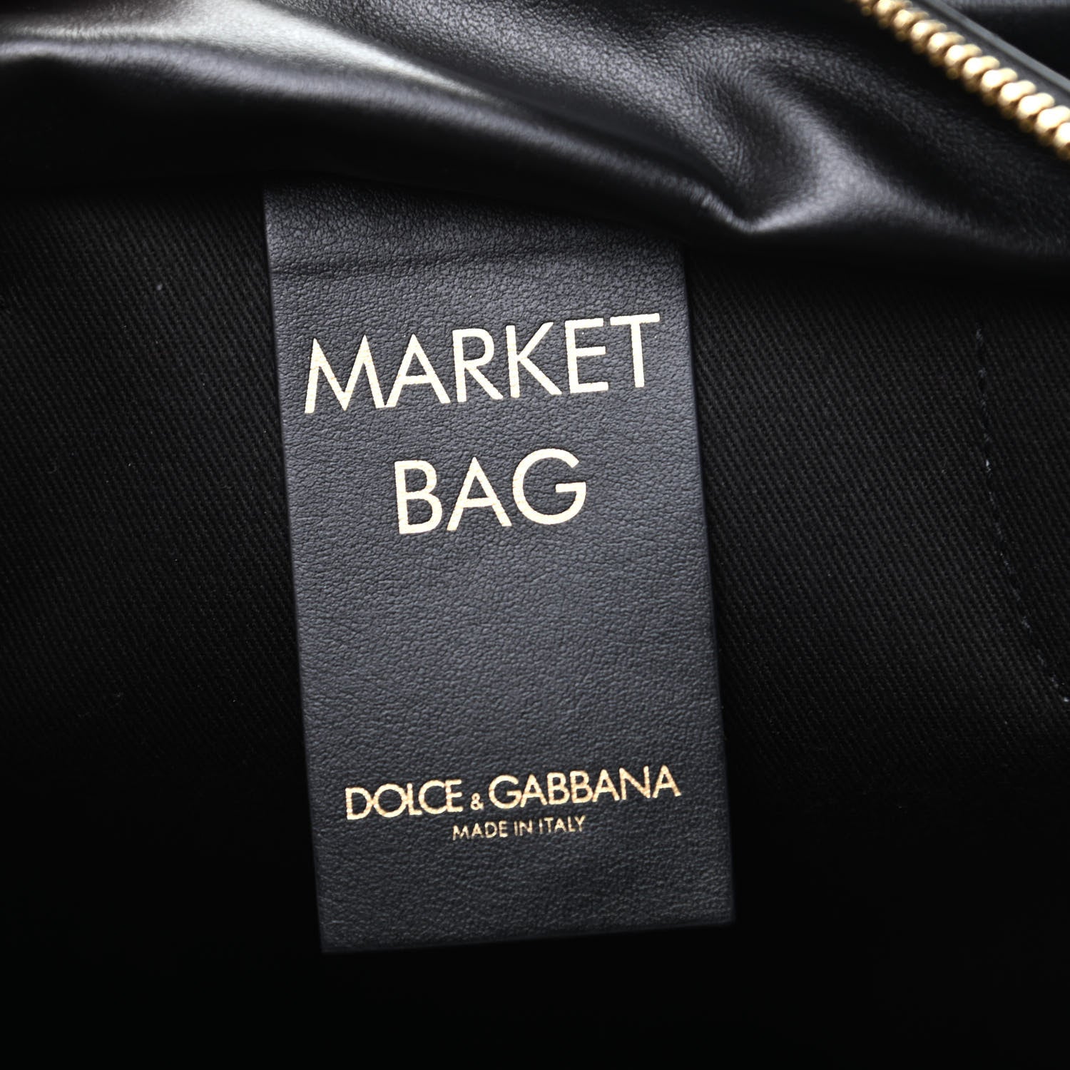 Dolce & Gabbana Dauphine Leopard Logo Market Bag Black 6 of 8