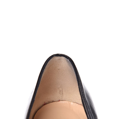 Christian Louboutin Shiny Nappa Pigalle Follies 100 Pumps 36.5 Black 14 of 17
