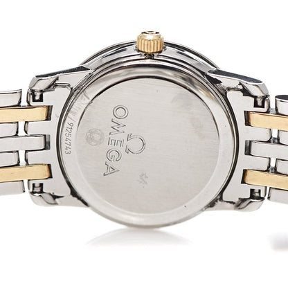 Omega Stainless Steel 18K Yellow Gold Mother of Pearl 22mm De Ville Prestige Quartz Watch 4370.71.00 5 of 6