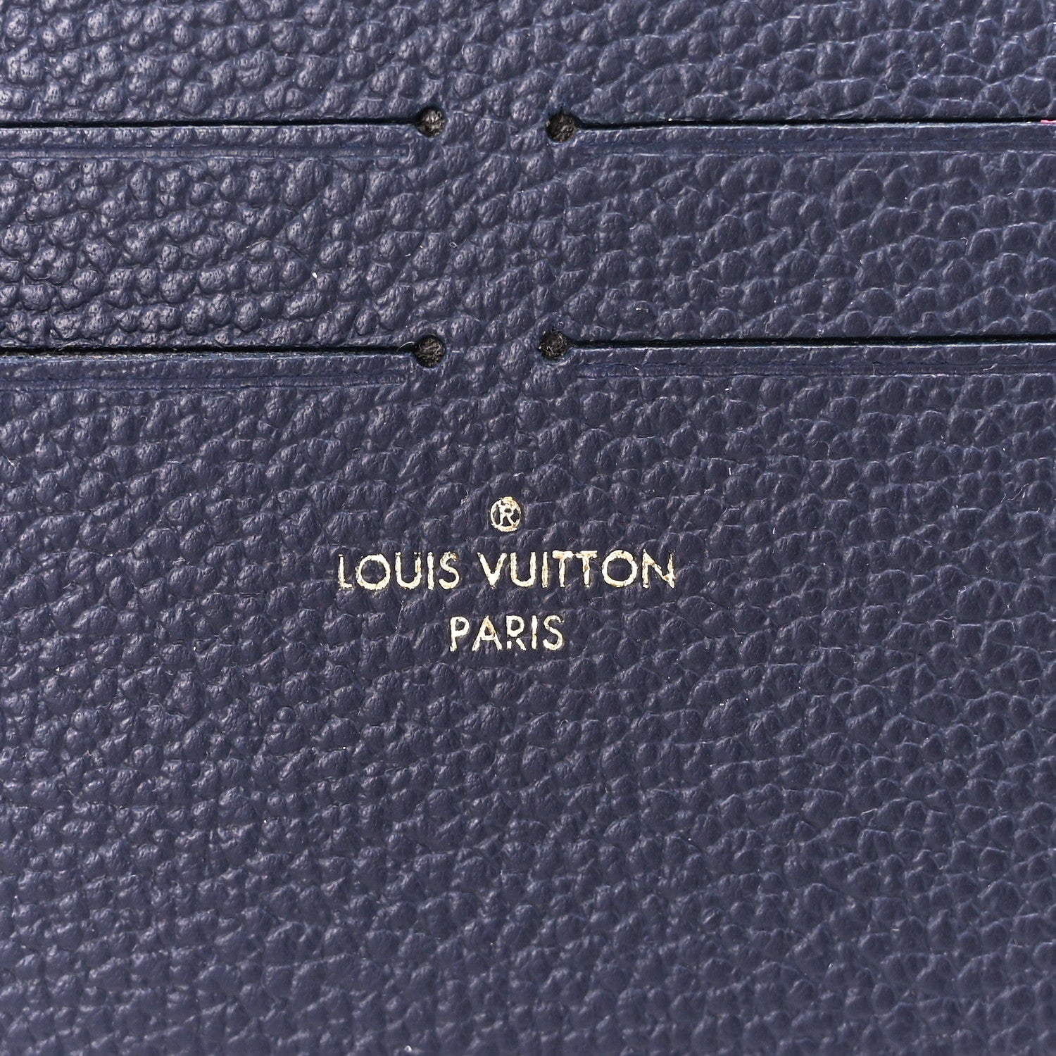 Louis Vuitton Empreinte Pochette Felicie Chain Wallet Marine Rouge 13 of 17