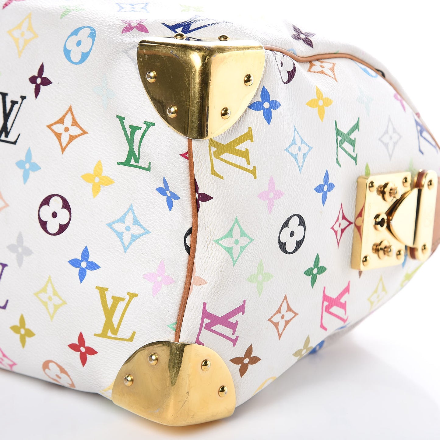 Monogram Multicolor Speedy 30 White