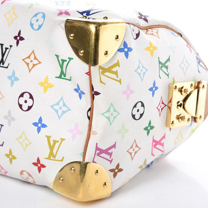 Louis Vuitton Monogram Multicolor Speedy 30 White 7 of 18
