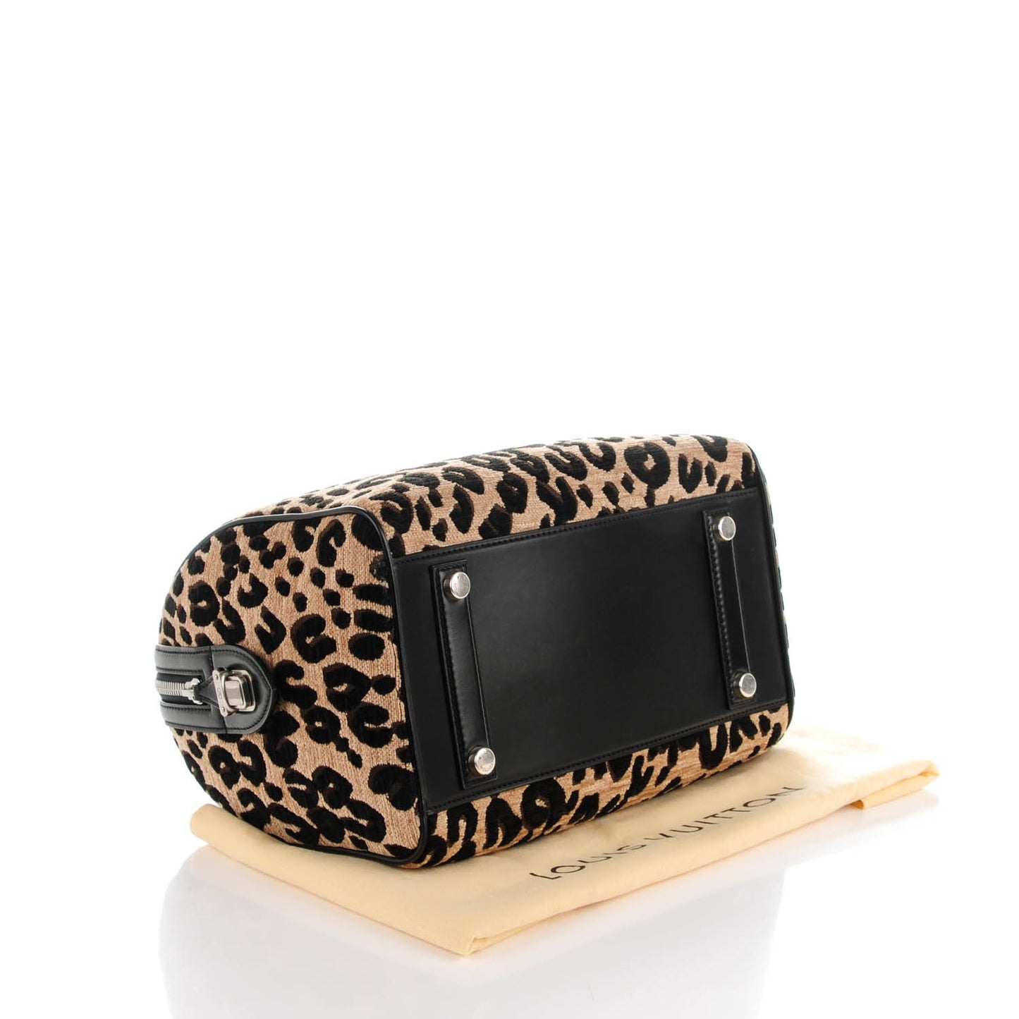 Jacquard Velvet Leopard Print Stephen Sprouse Speedy