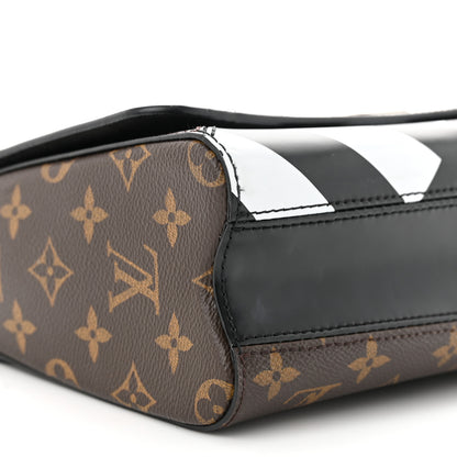 Louis Vuitton Calfskin Monogram Studded Twist Shoulder Bag MM 9 of 11