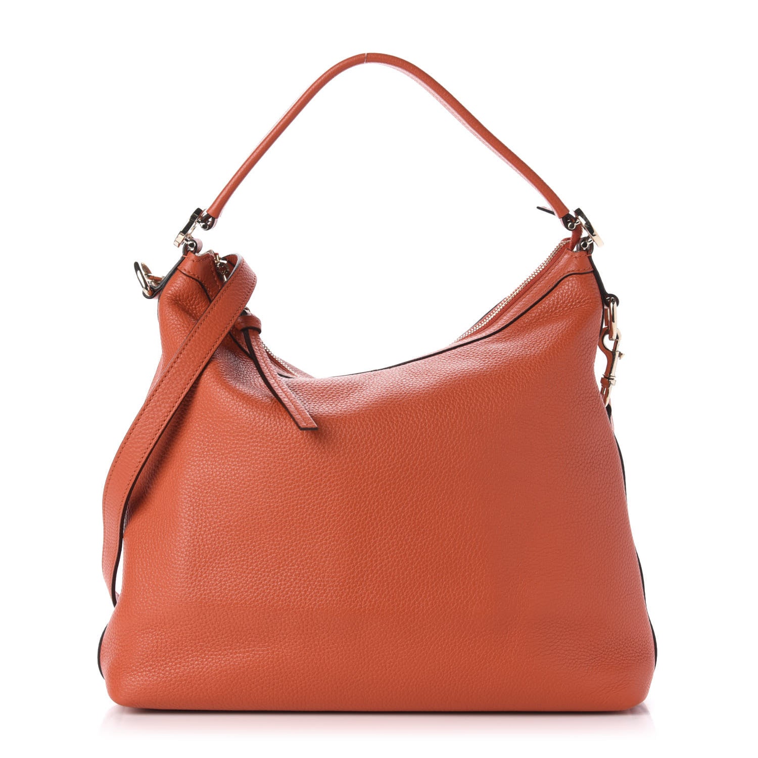 Gucci Cellarius Calfskin Small Miss GG Hobo New Dark Orange 1 of 11