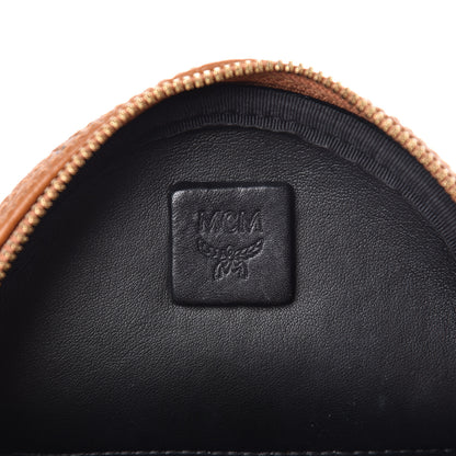 MCM Visetos Side Stud X-Mini Stark Backpack Cognac 10 of 11