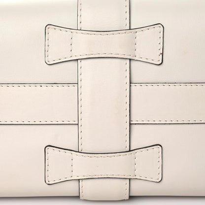 Gucci Calfskin Medium Stirrup Top Handle Bag White 14 of 20