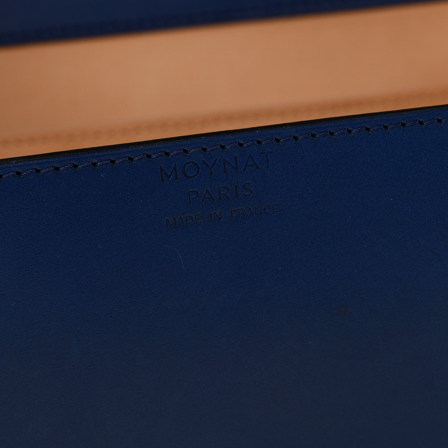 Box Calfskin Cabotin Blue