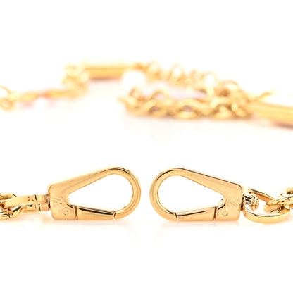 Louis Vuitton Enamel Flower Lock Capucines Chain Strap Gold Multicolor 3 of 3