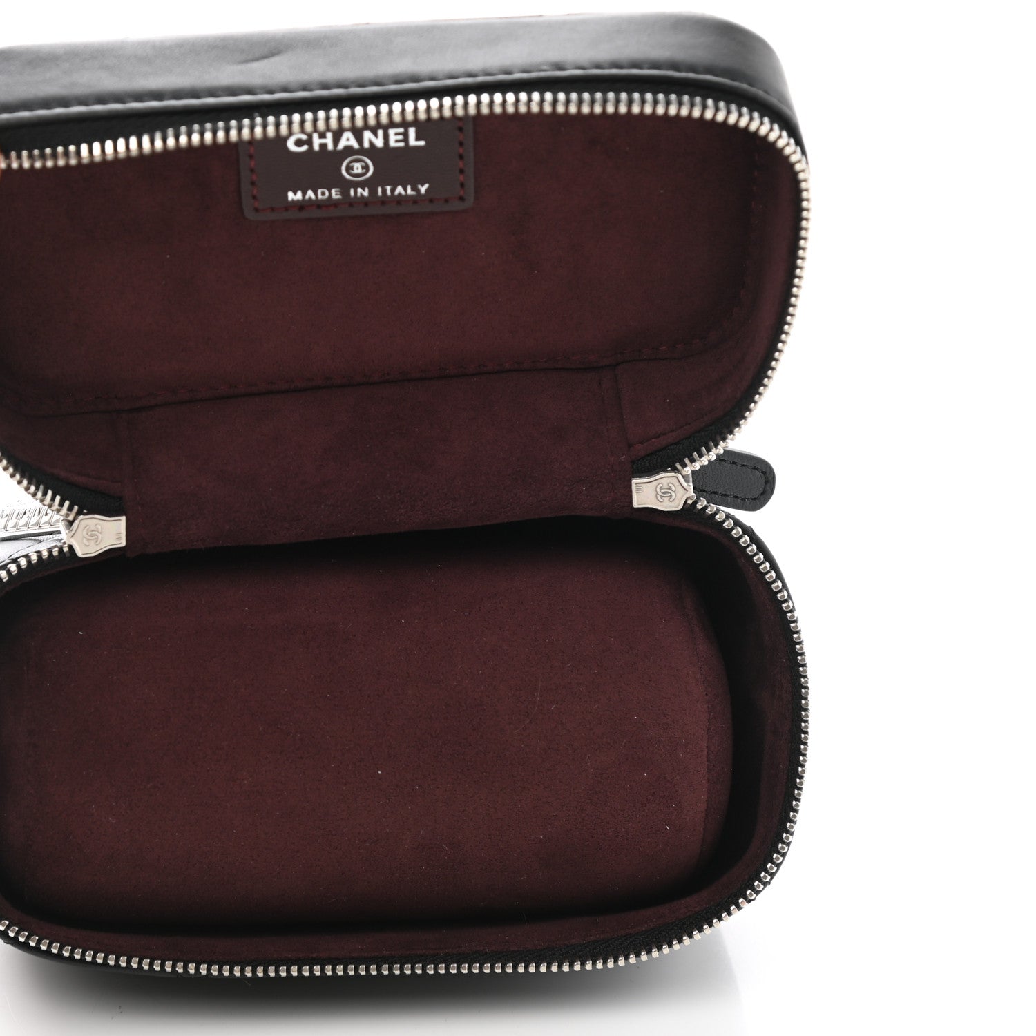 Chanel Lambskin Quilted Watch Case Black 5 of 7