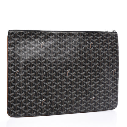 Goyard Goyardine Senat Pochette GM Black 2 of 9