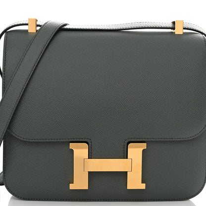 Hermes Epsom Constance 24 Vert Amande 8 of 10