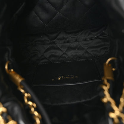 Chanel Shiny Calfskin Quilted Mini Chanel 22 Black 5 of 10