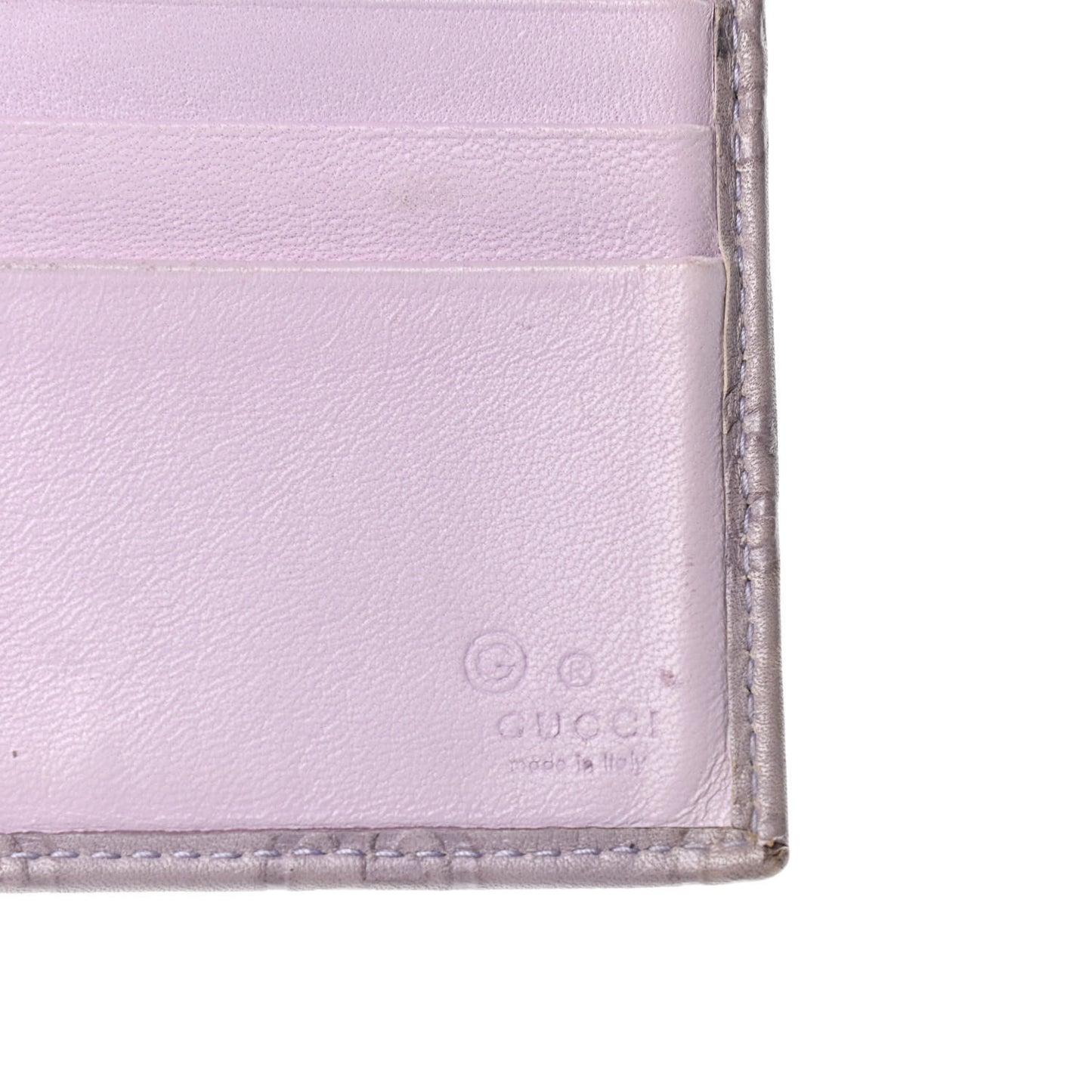 Guccissima Continental Wallet Lilac