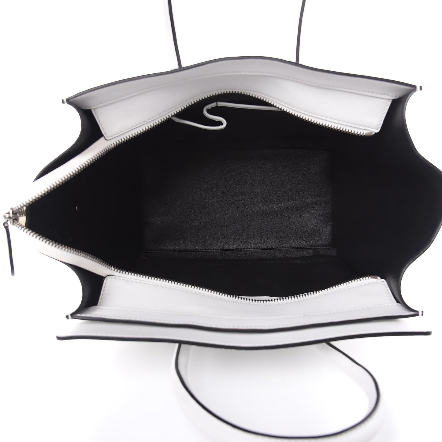 Smooth Calfskin Mini Luggage White