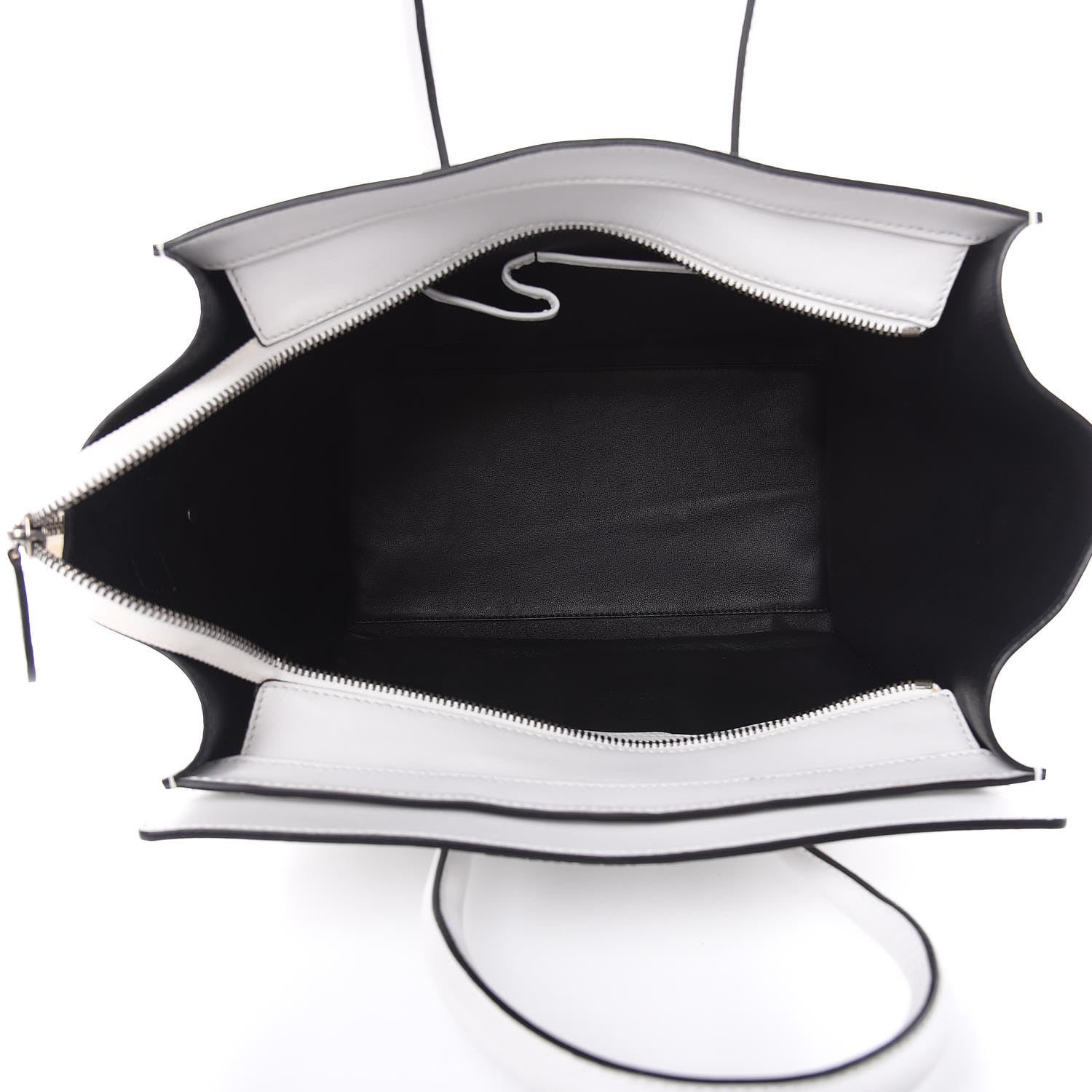 Celine Smooth Calfskin Mini Luggage White 5 of 10
