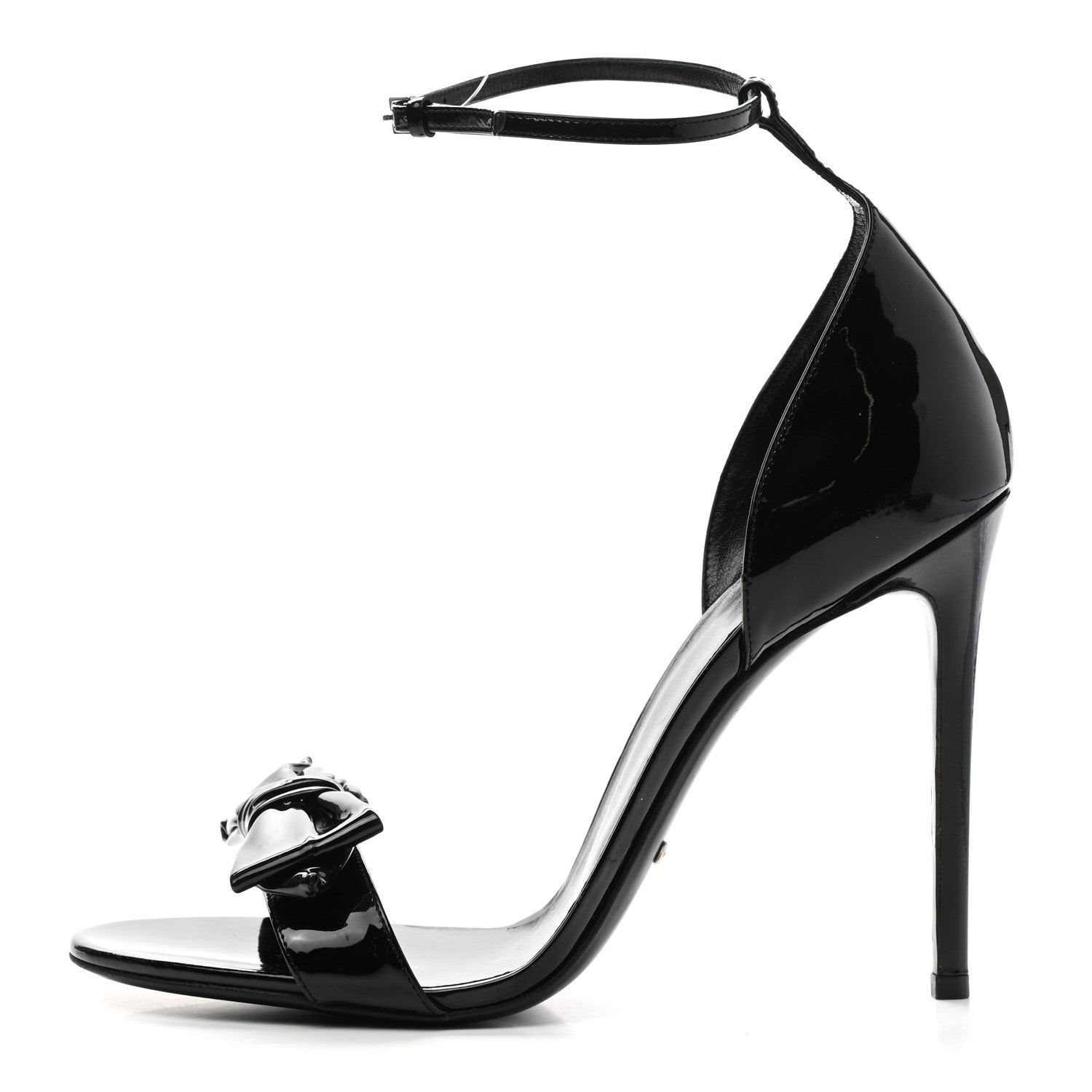 Gucci Vernice Crystal Bow Pumps 41.5 Black 1 of 8