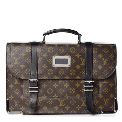 Louis Vuitton Monogram Macassar Larry Briefcase 1 of 9