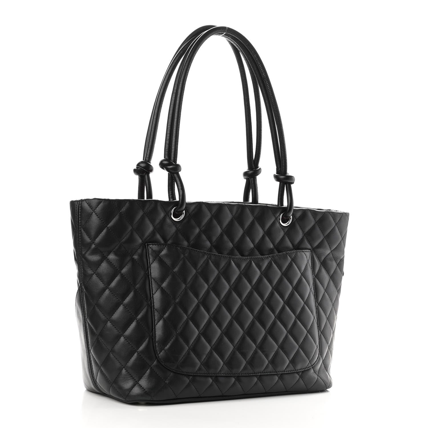 Chanel Calfskin Quilted Large Cambon Tote Black 3 of 11