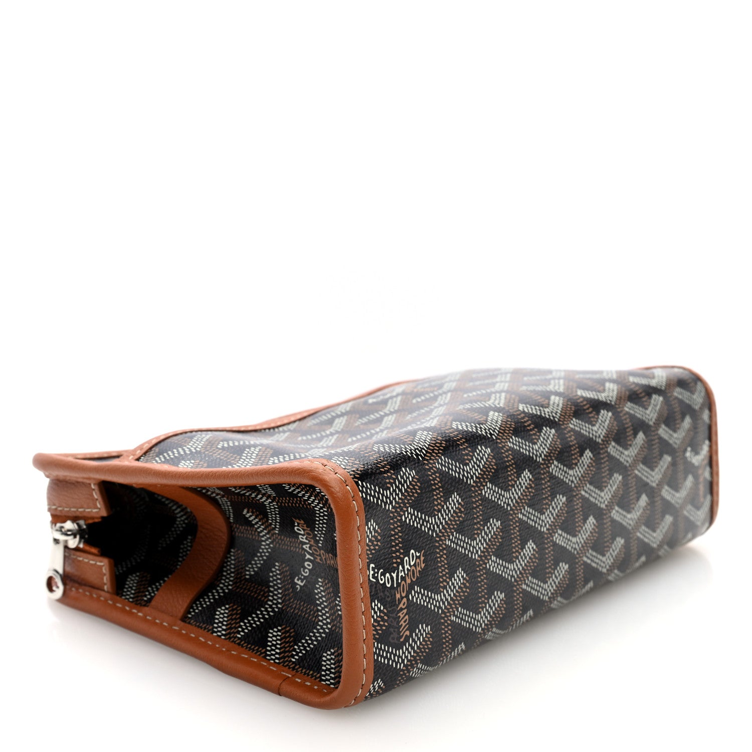 Goyard Goyardine Jouvence PM Toiletry Pouch Black Gold 4 of 8