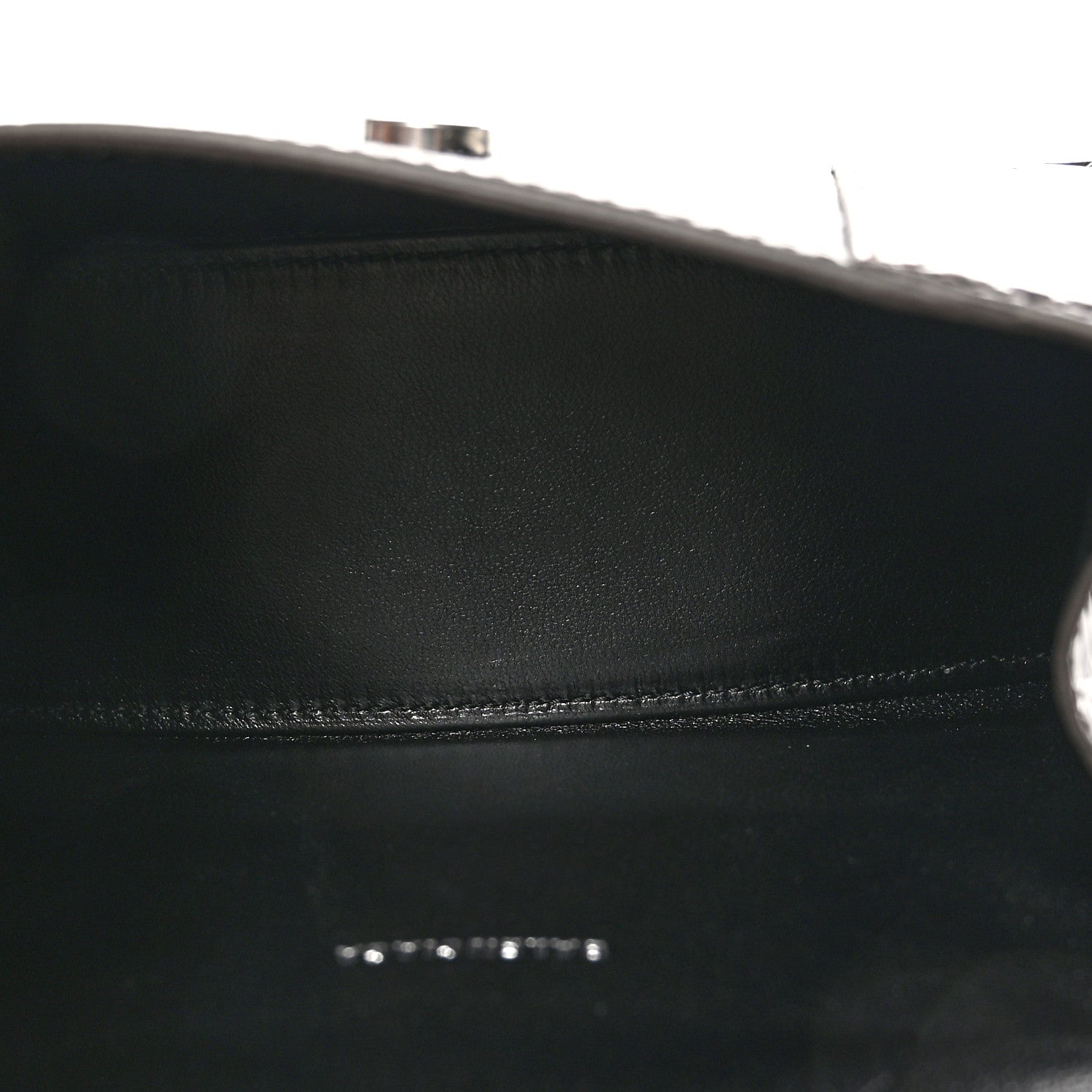Balenciaga Metallic Shiny Calfskin Crocodile Embossed Hourglass Top Handle Bag XS Dark Bronze 6 of 12
