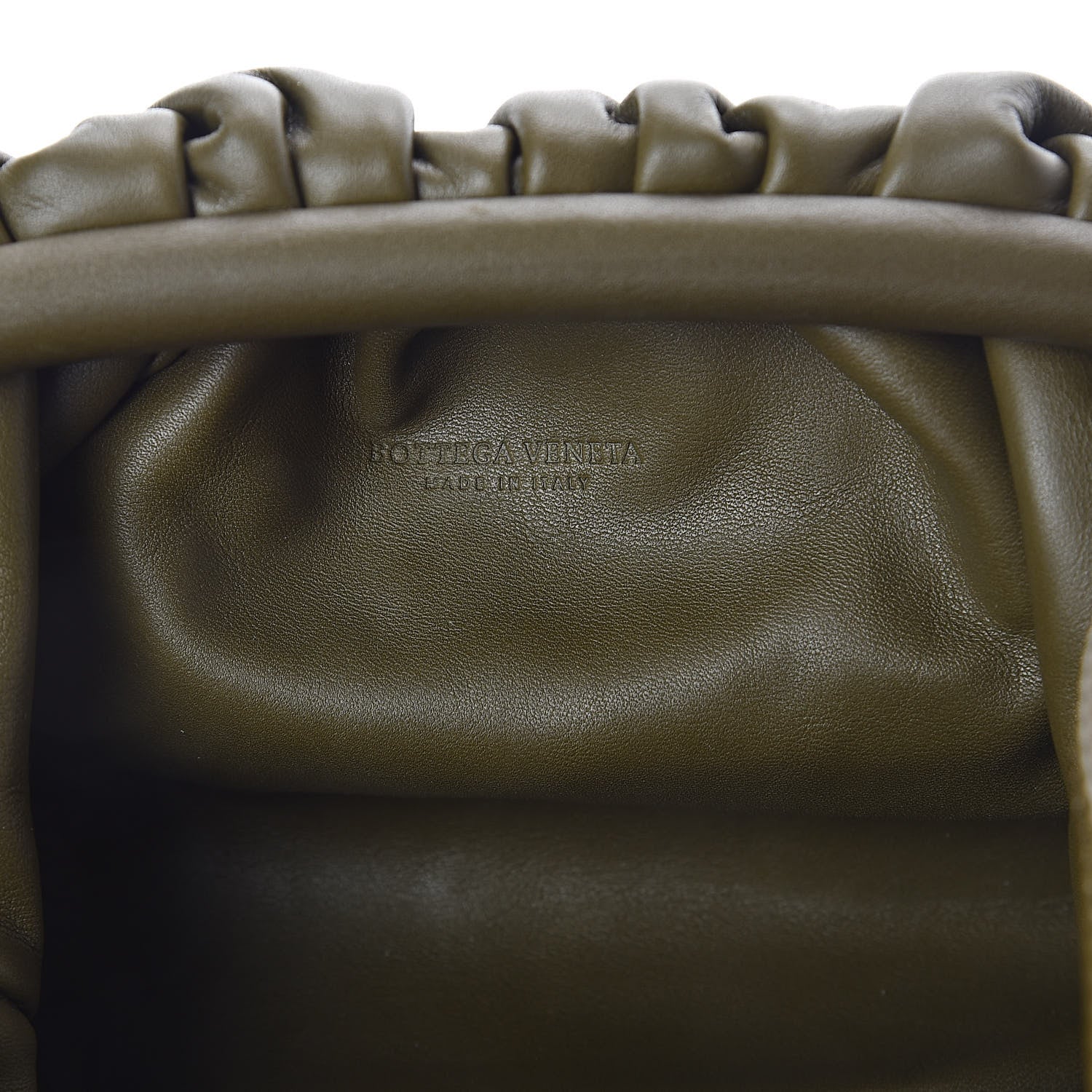 Bottega Veneta Butter Calfskin The Mini Pouch Kaki Fondente 6 of 8