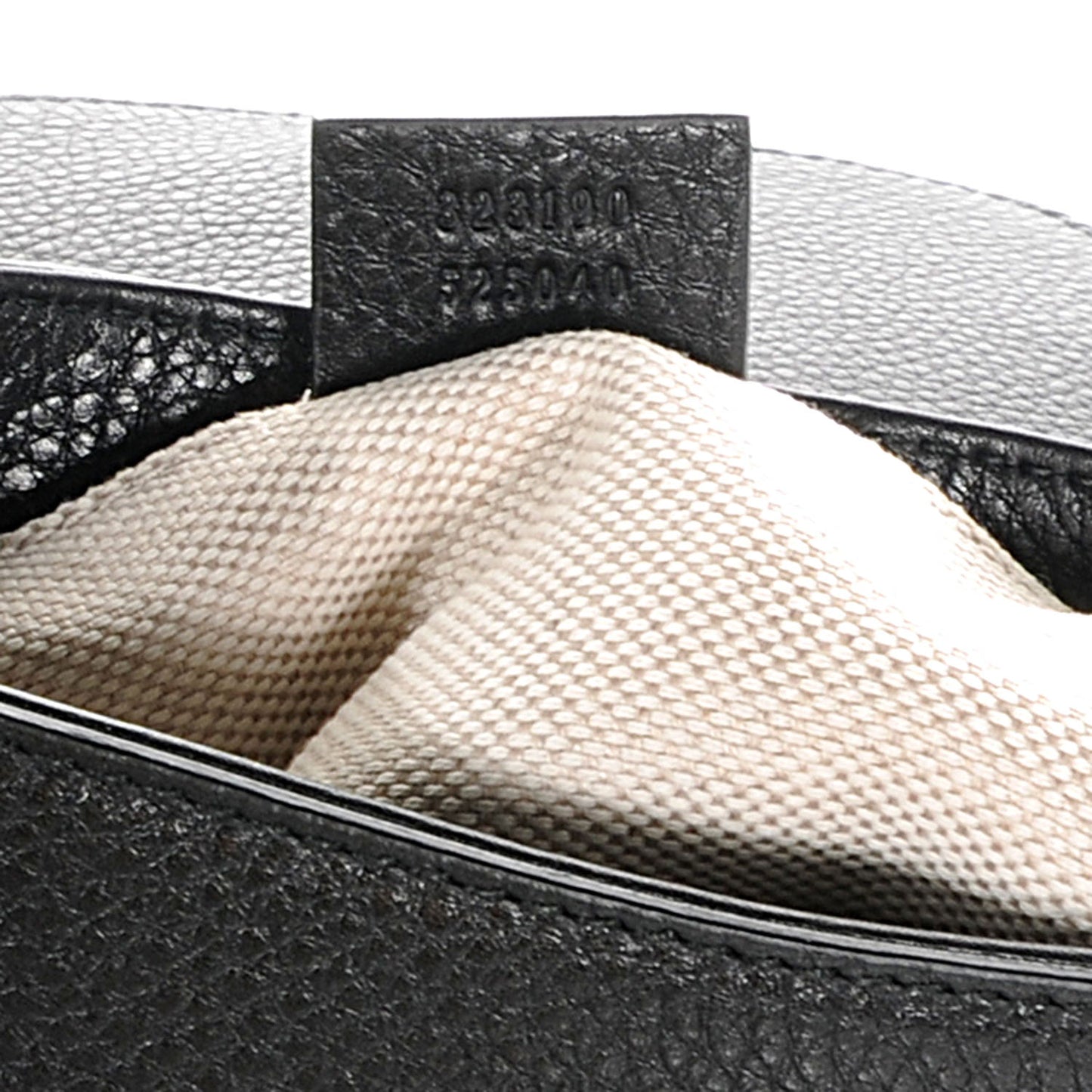Pebbled Calfskin Small Soho Flap Crossbody Black