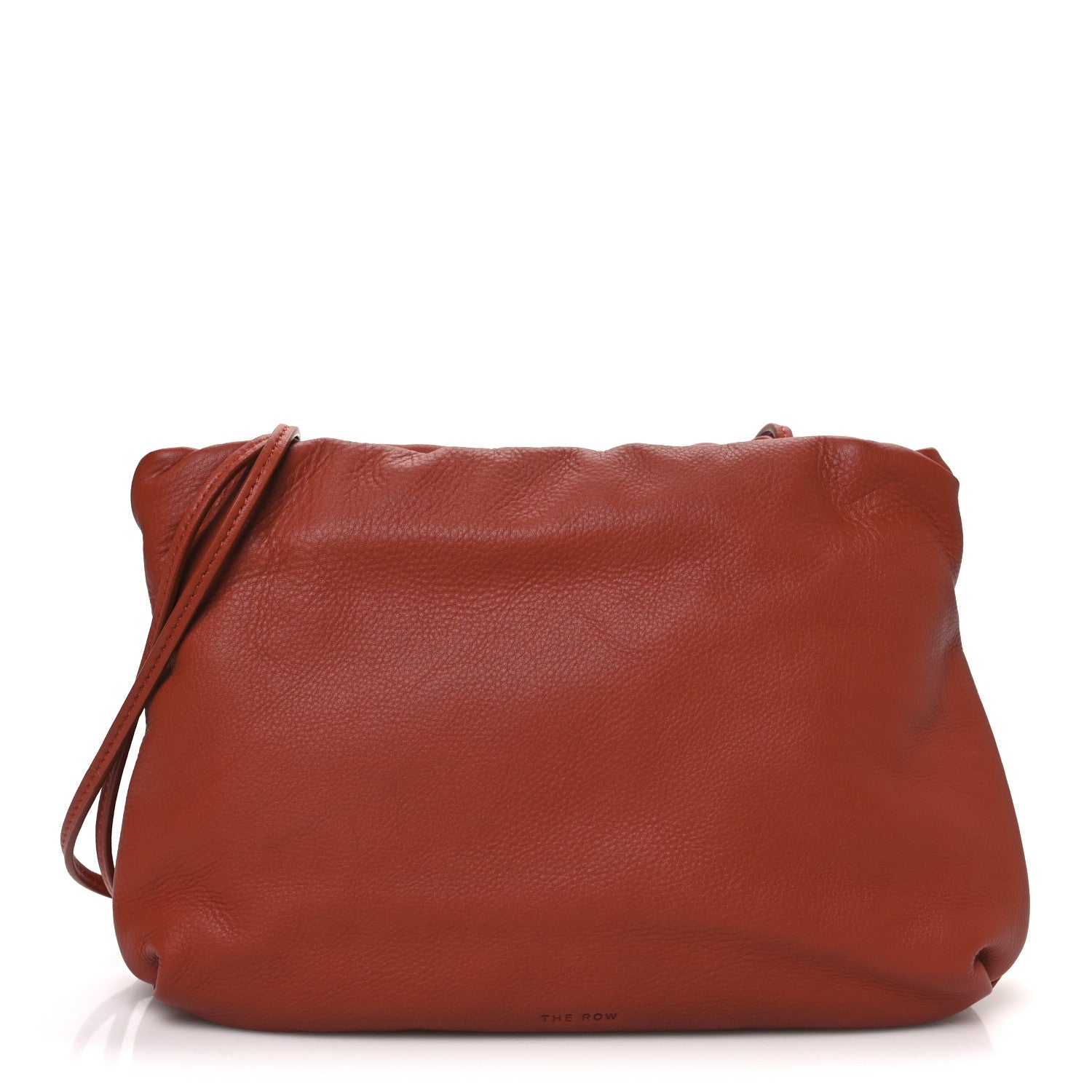 The Row Grained Calfskin Bourse Clutch Brick 1 of 9