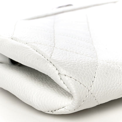 Chanel Caviar Quilted Timeless Clutch White 8 of 12