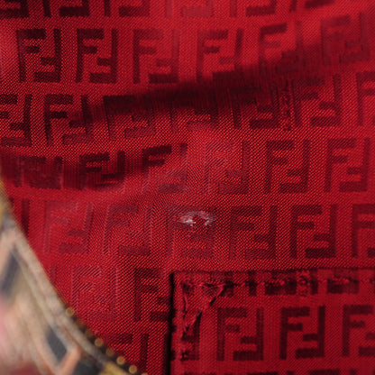 Fendi Zucca Spalmati Vitello FF Multicolor Forever Boston Tobacco Multicolor Marrone 8 of 9