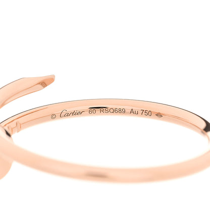 Cartier 18K Pink Gold Small Juste Un Clou Ring 60 9 4 of 4